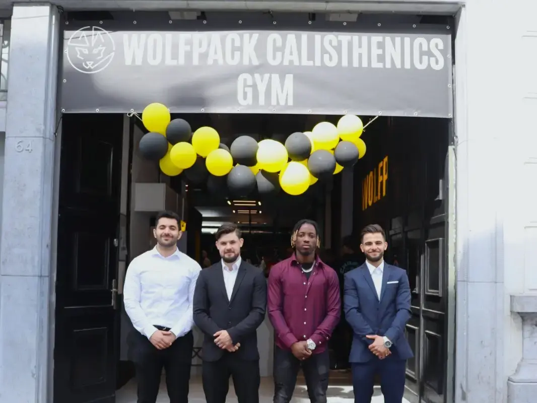 De coaches van Wolfpack Calisthenics in Antwerpen-Berchem